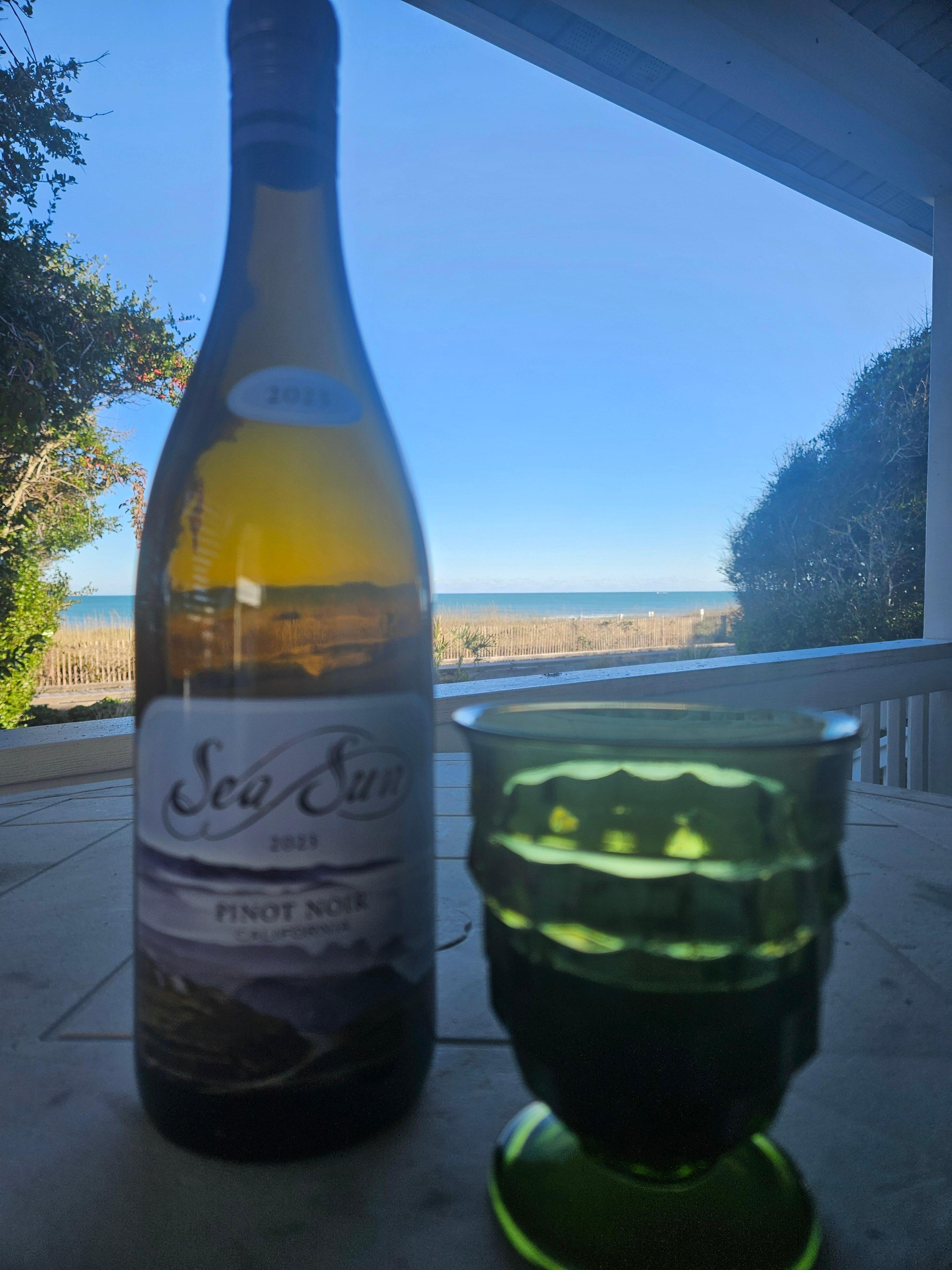 The kitchen is well equipped.   I Loved this glassware.  