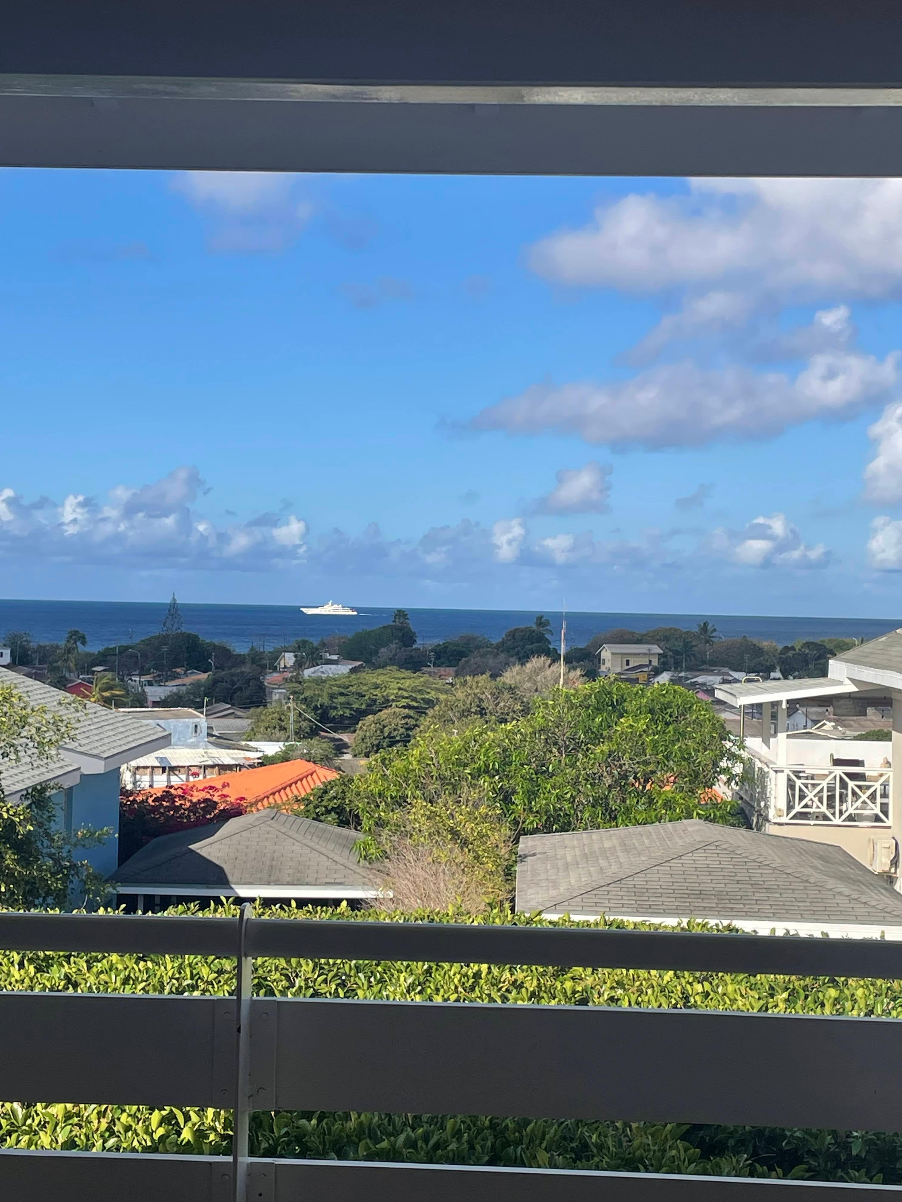 Morning view from upstairs space