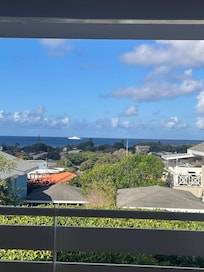 Morning view from upstairs space