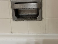 Stained bath tiles