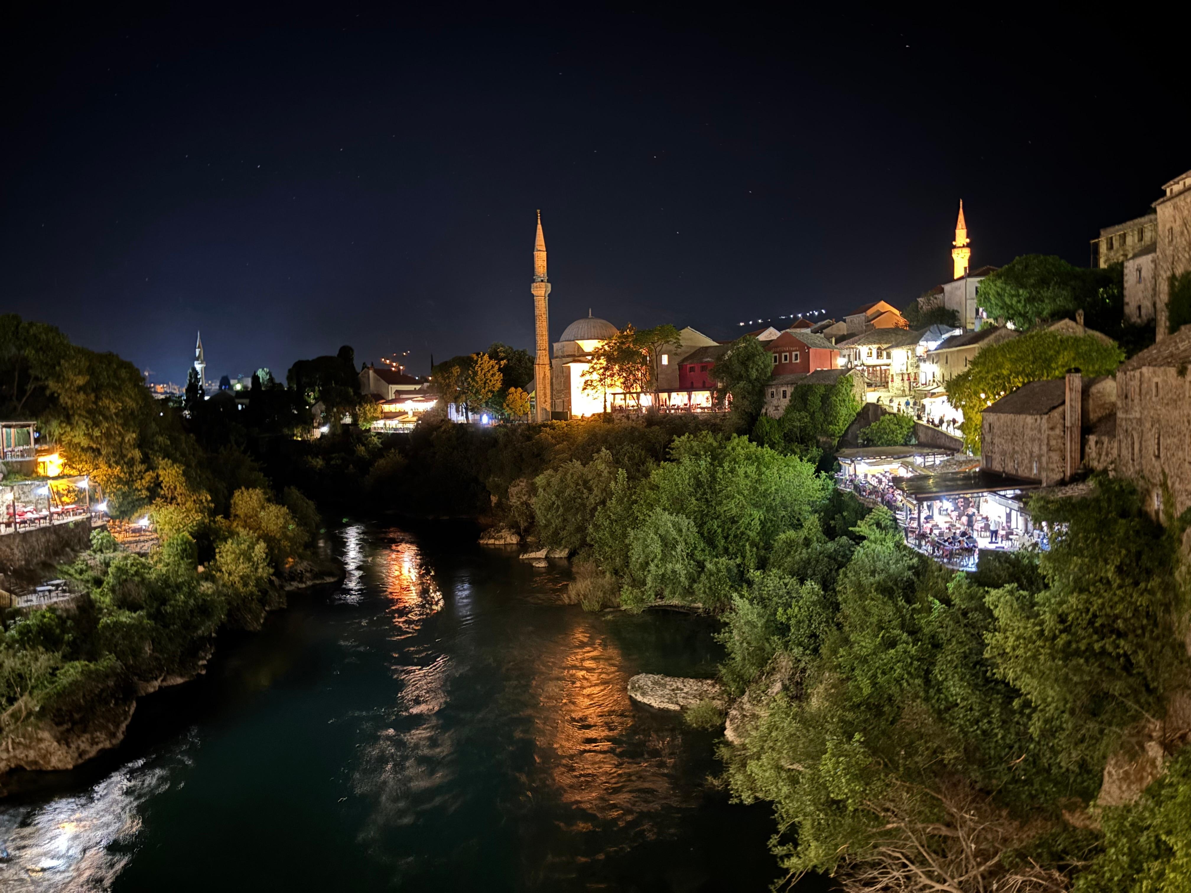 Old Town at night