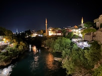 Old Town at night