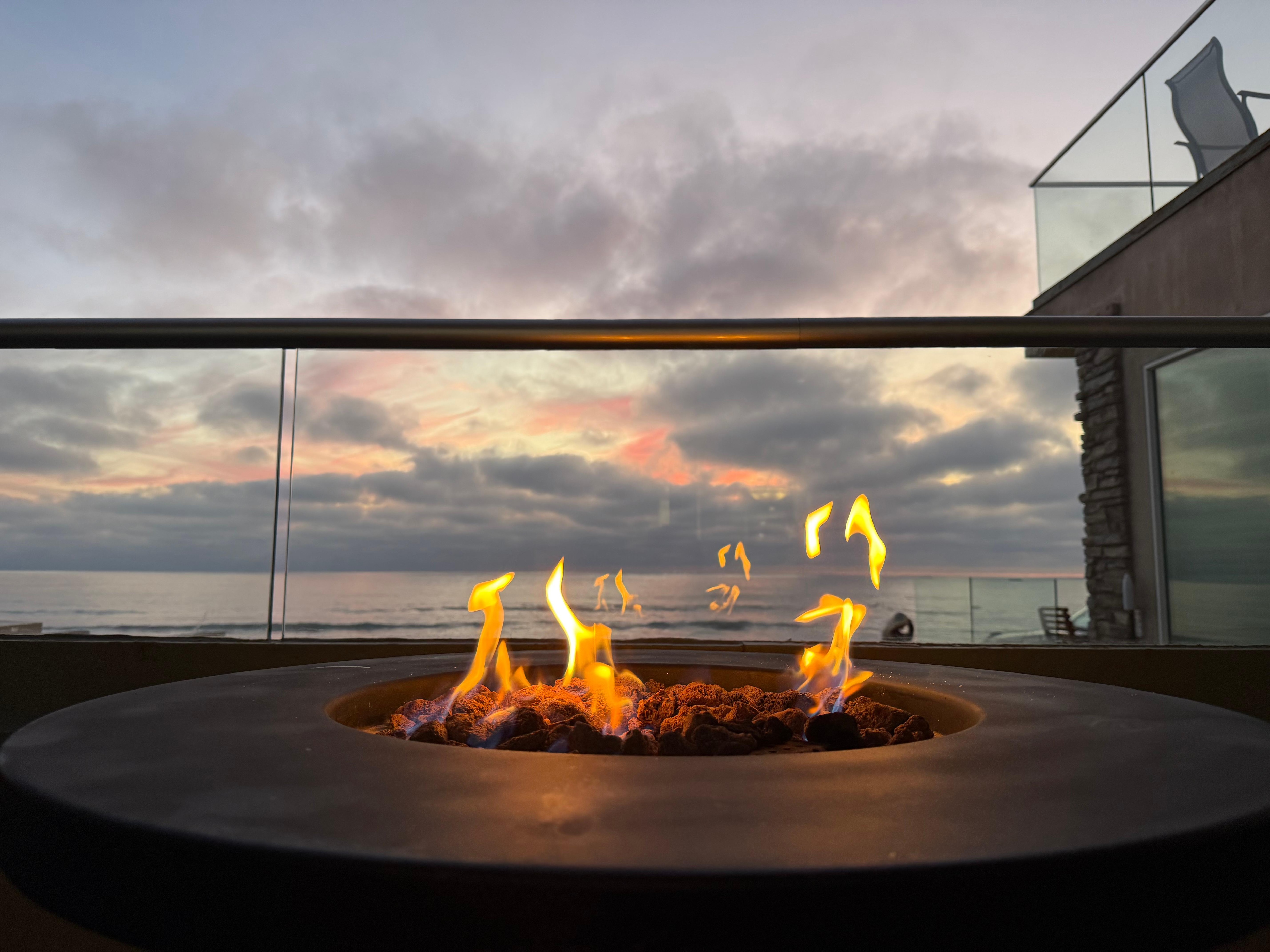 Sunset on the deck…. Ahhhh! 