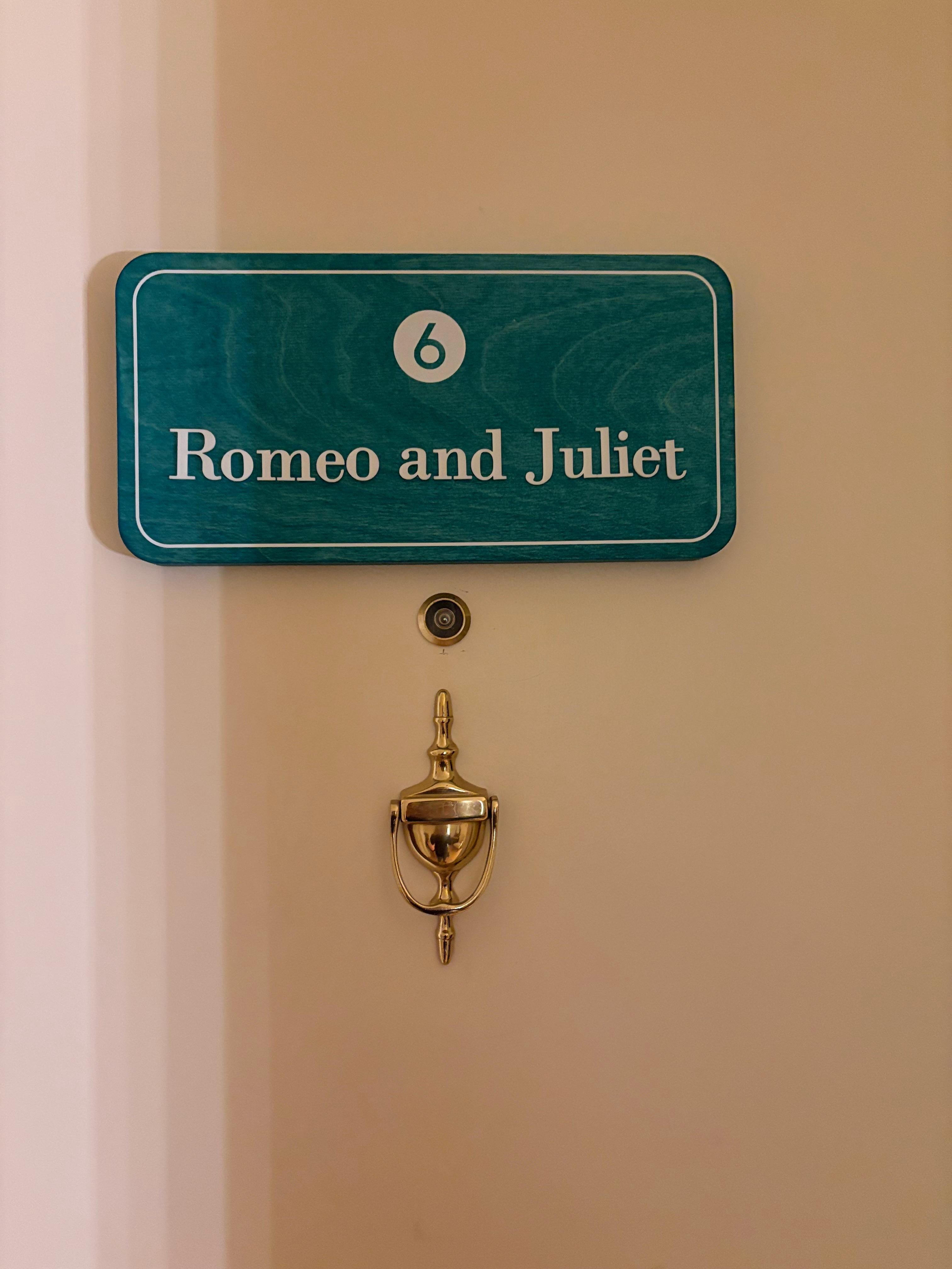 We were Romeo and Juliet for the night!!