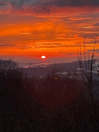 Evening sunset from dinning room