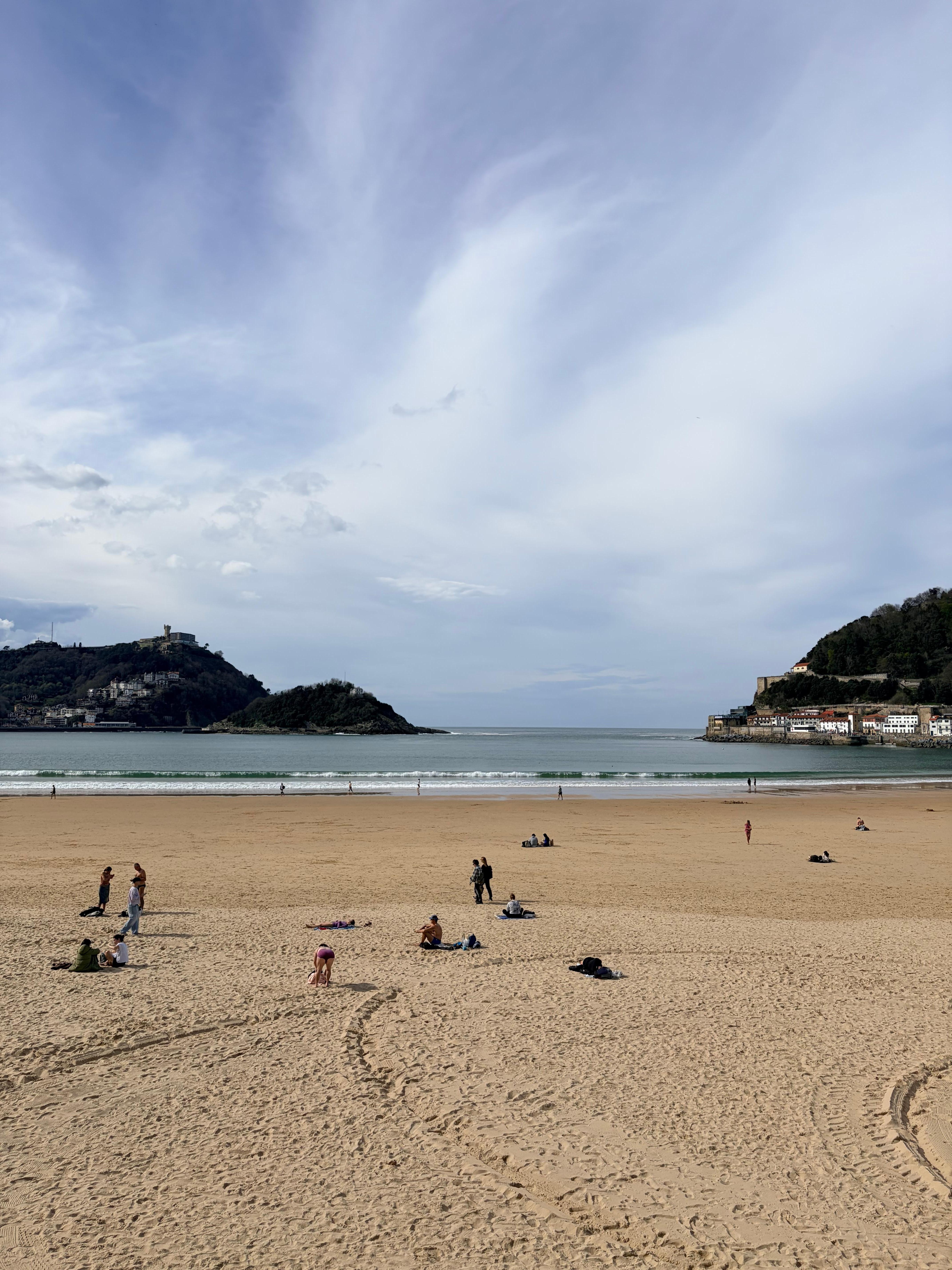 目の前はビーチ