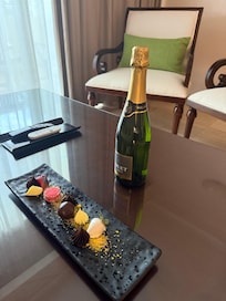 Welcome gift in the room upon arrival