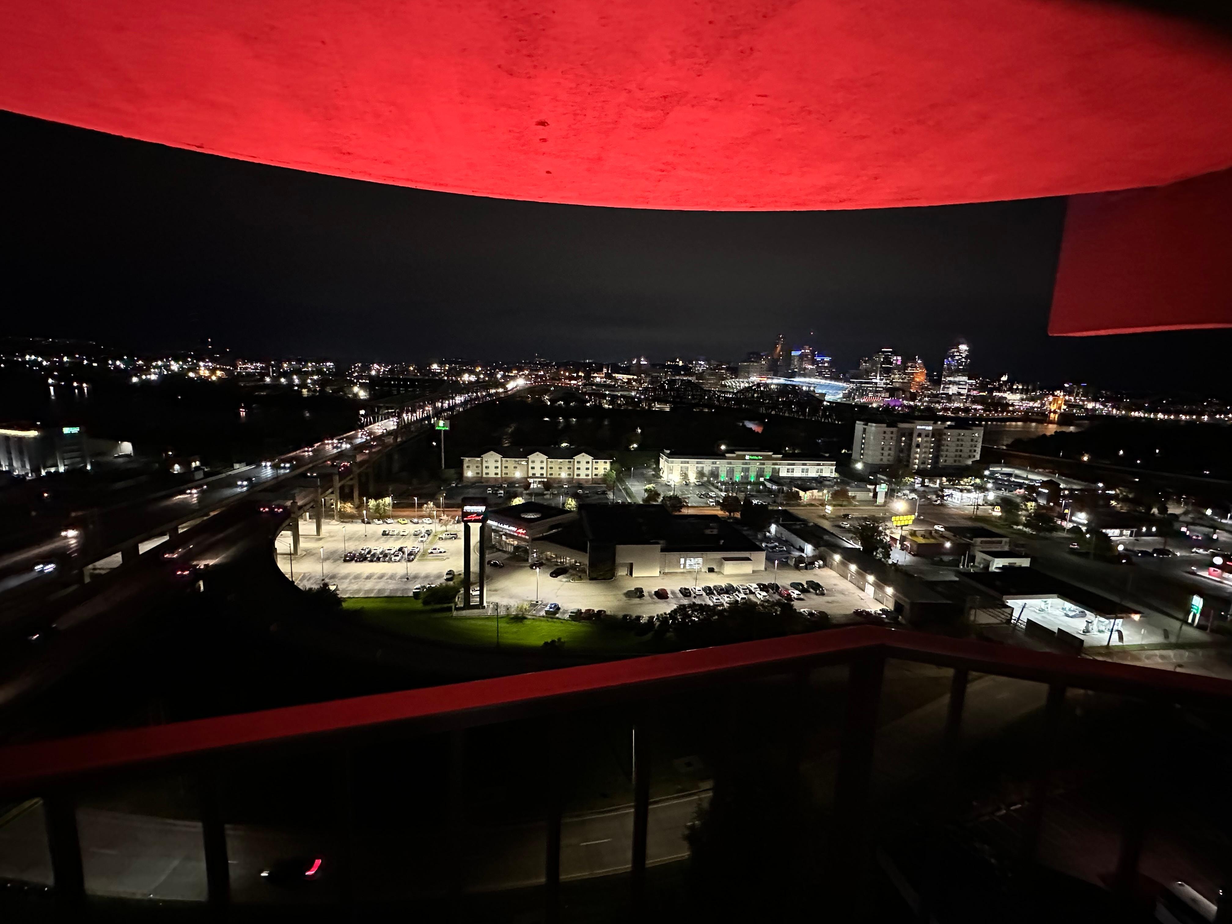 Downtown Cincinnati from my room