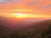 Sunrise from the deck