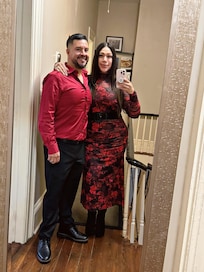 At the top of the stairs ❤️