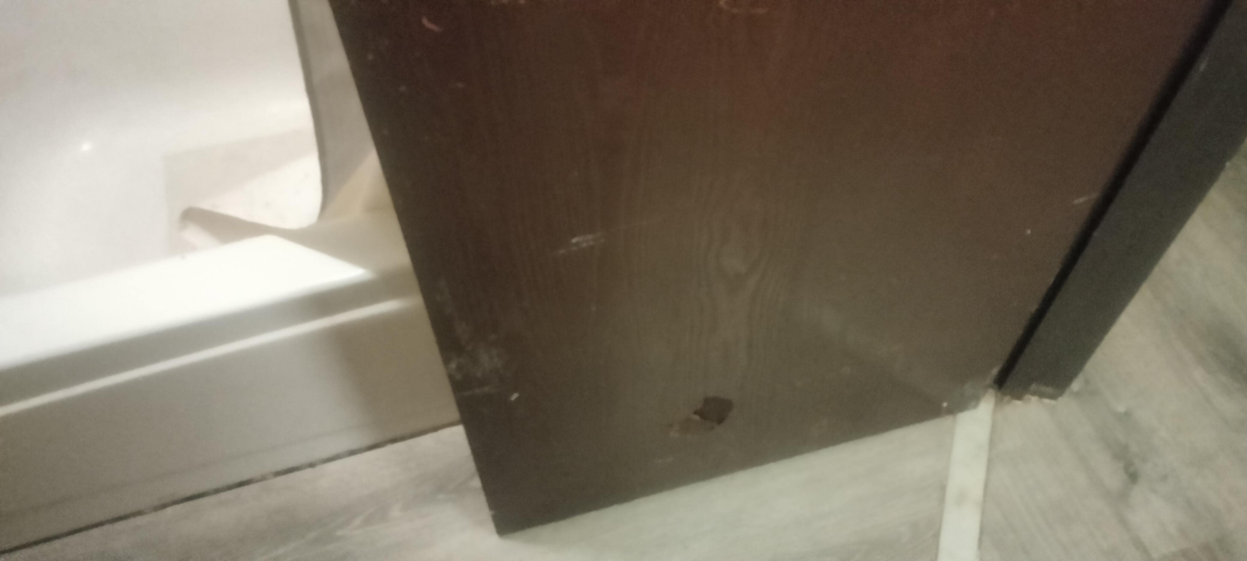 hole in bathroom door