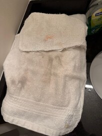 Washcloths provided