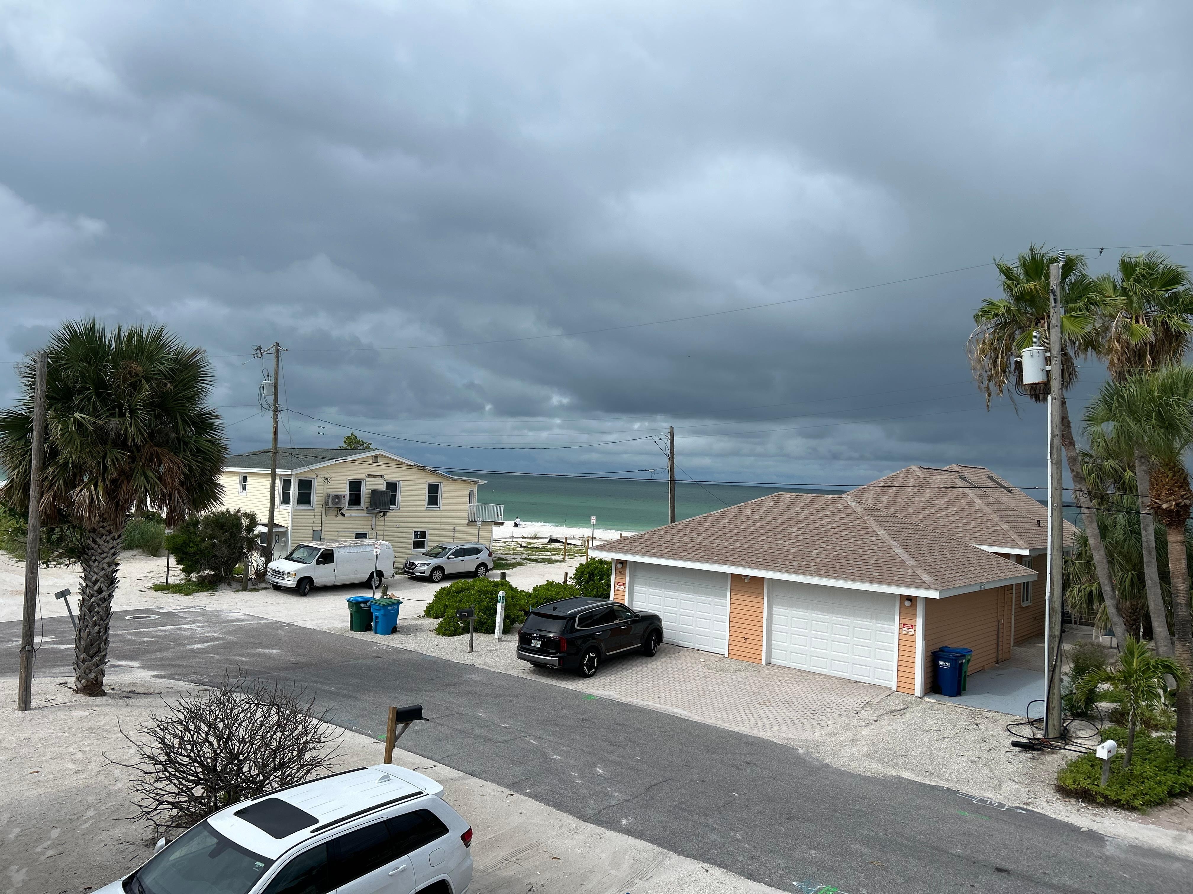 View from front porch. 