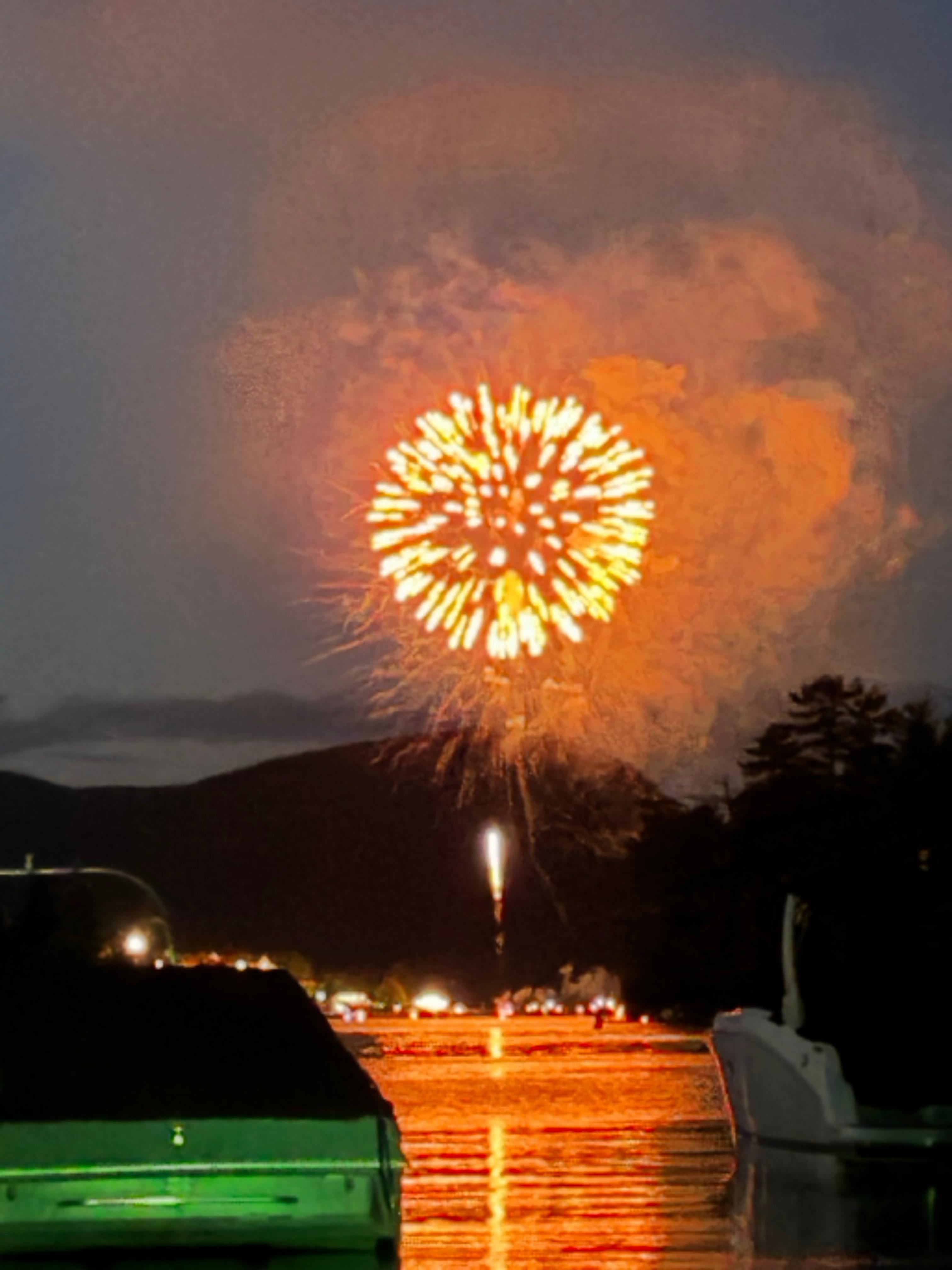 Fireworks in Bolton seen from the beach! 