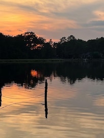 One of many beautiful sunsets from the dock!