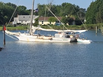 Last working skipjacks in N. America. We loved seeing the working boats in and out of Dogwood Harbor.