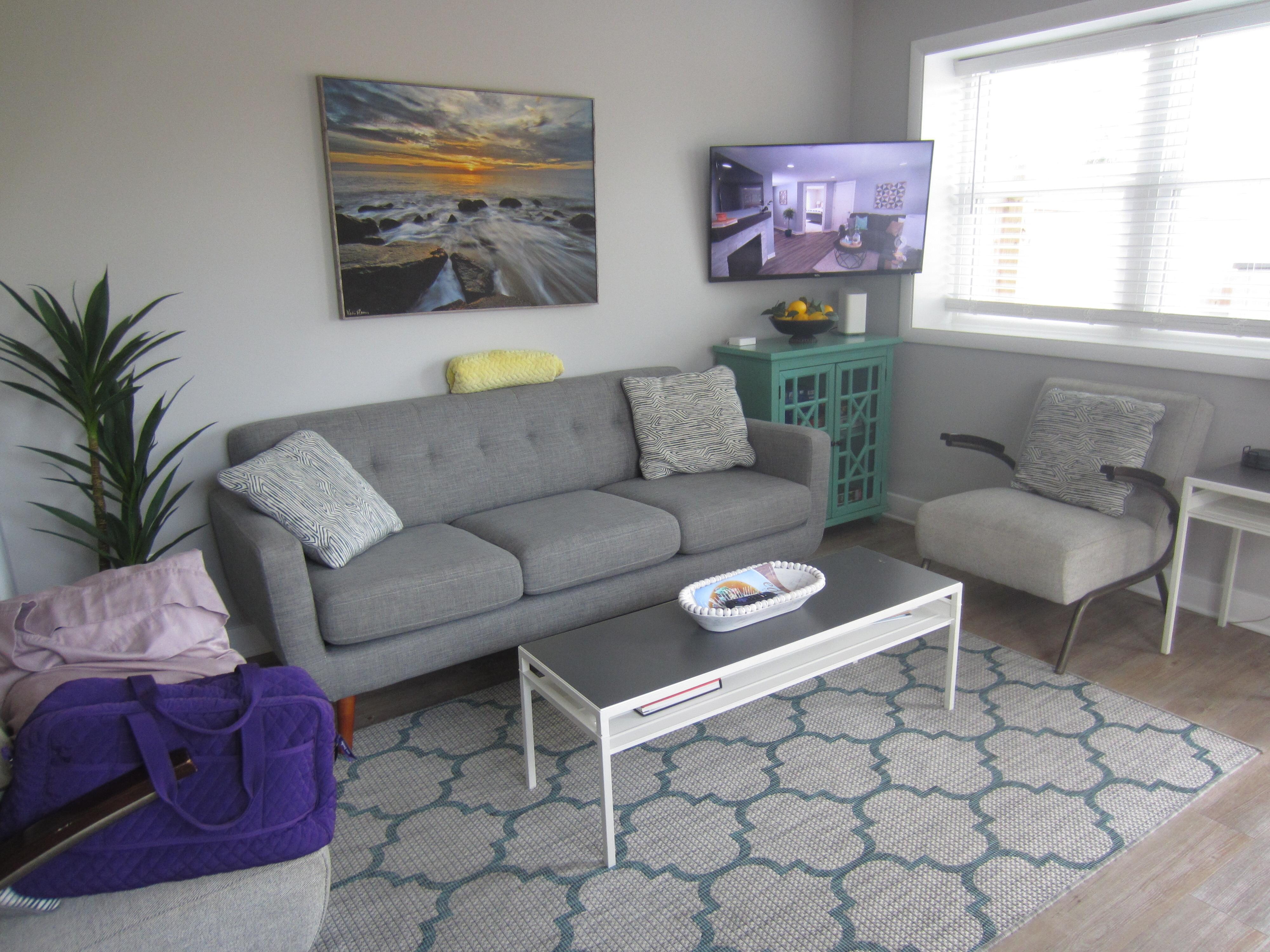 Bright and comfortable living area.