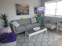 Bright and comfortable living area.