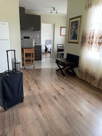 Lounge area and kitchenette