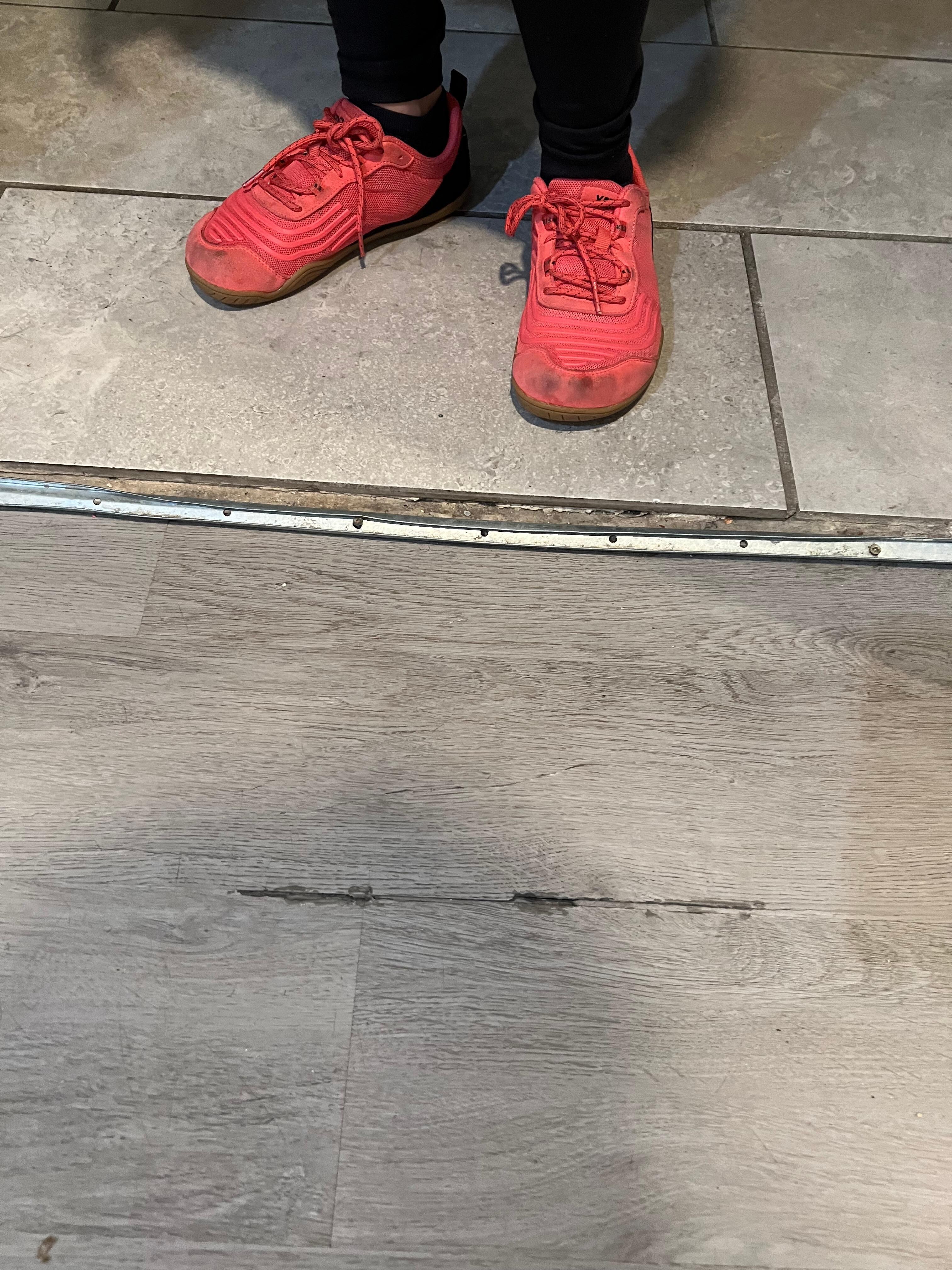 If you jumped right here you would literally fall through the floor as it had holes inderneath
