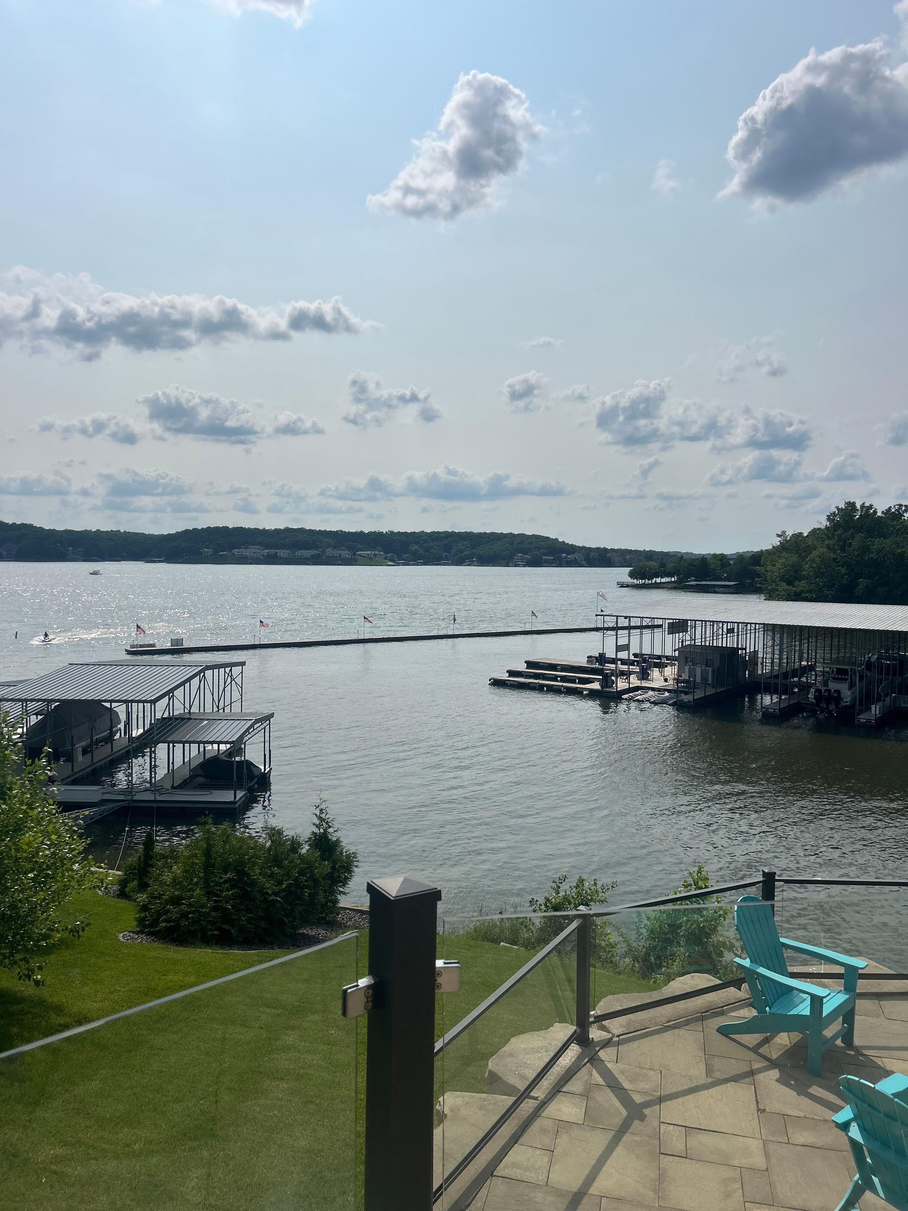 The view from the deck