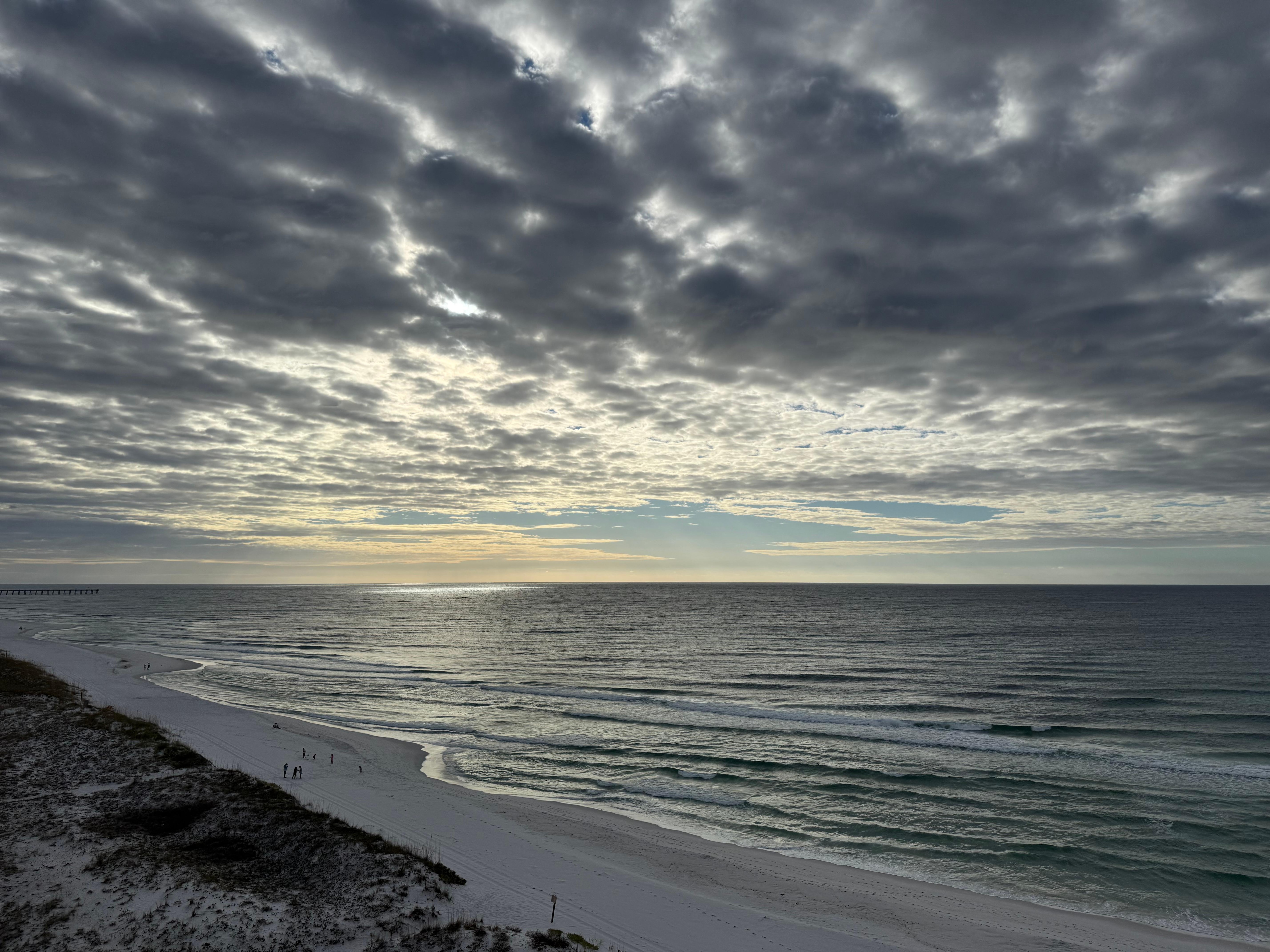 View from the balcony in early AM. 