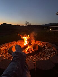 Nights are perfect for a bonfire.