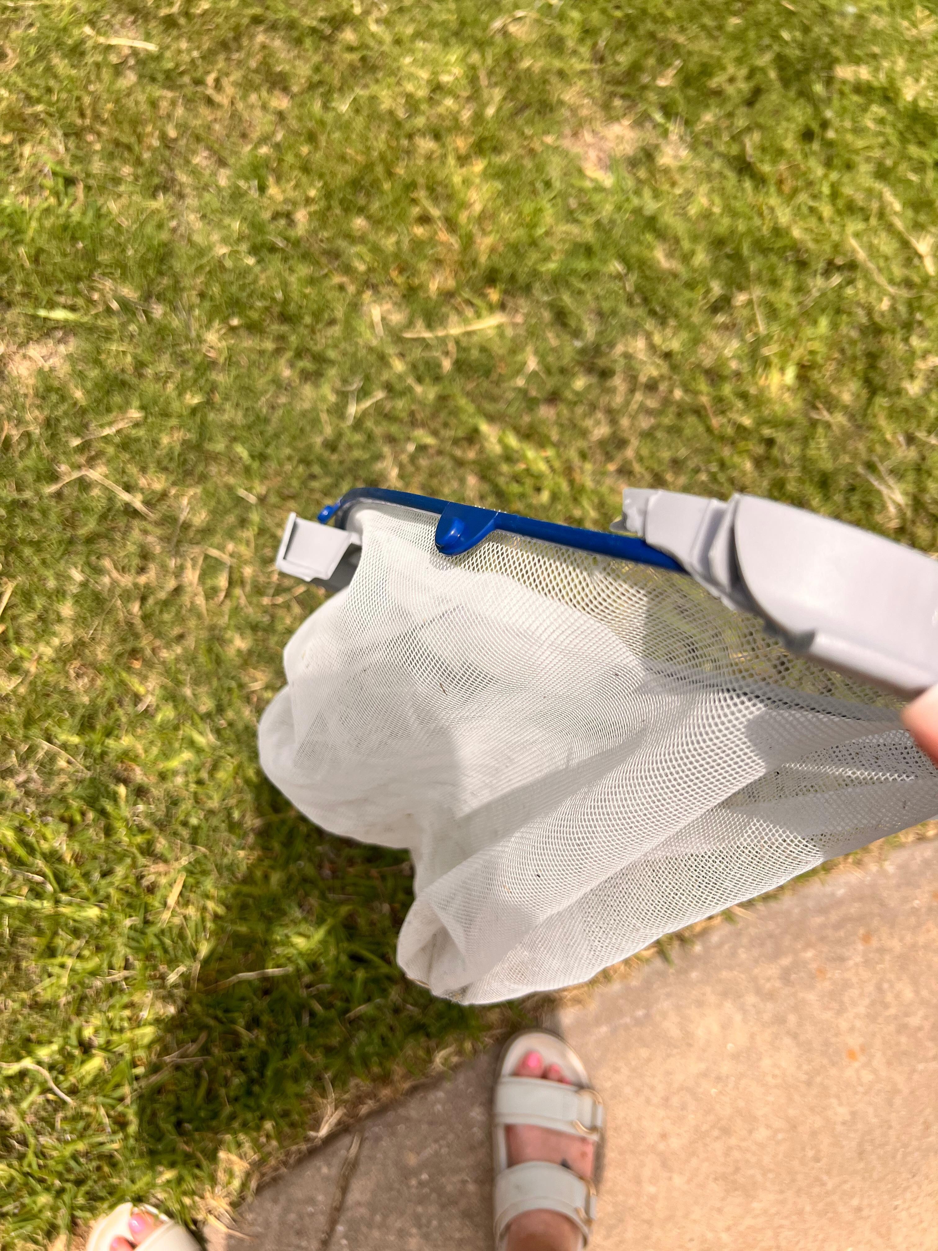 Broken pool skimmer