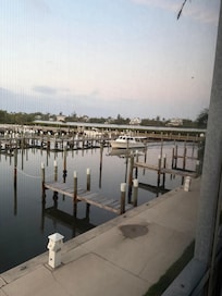 Marina in front of condo