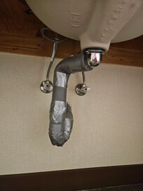 Example of standards at this hotel chain. Duct tape.