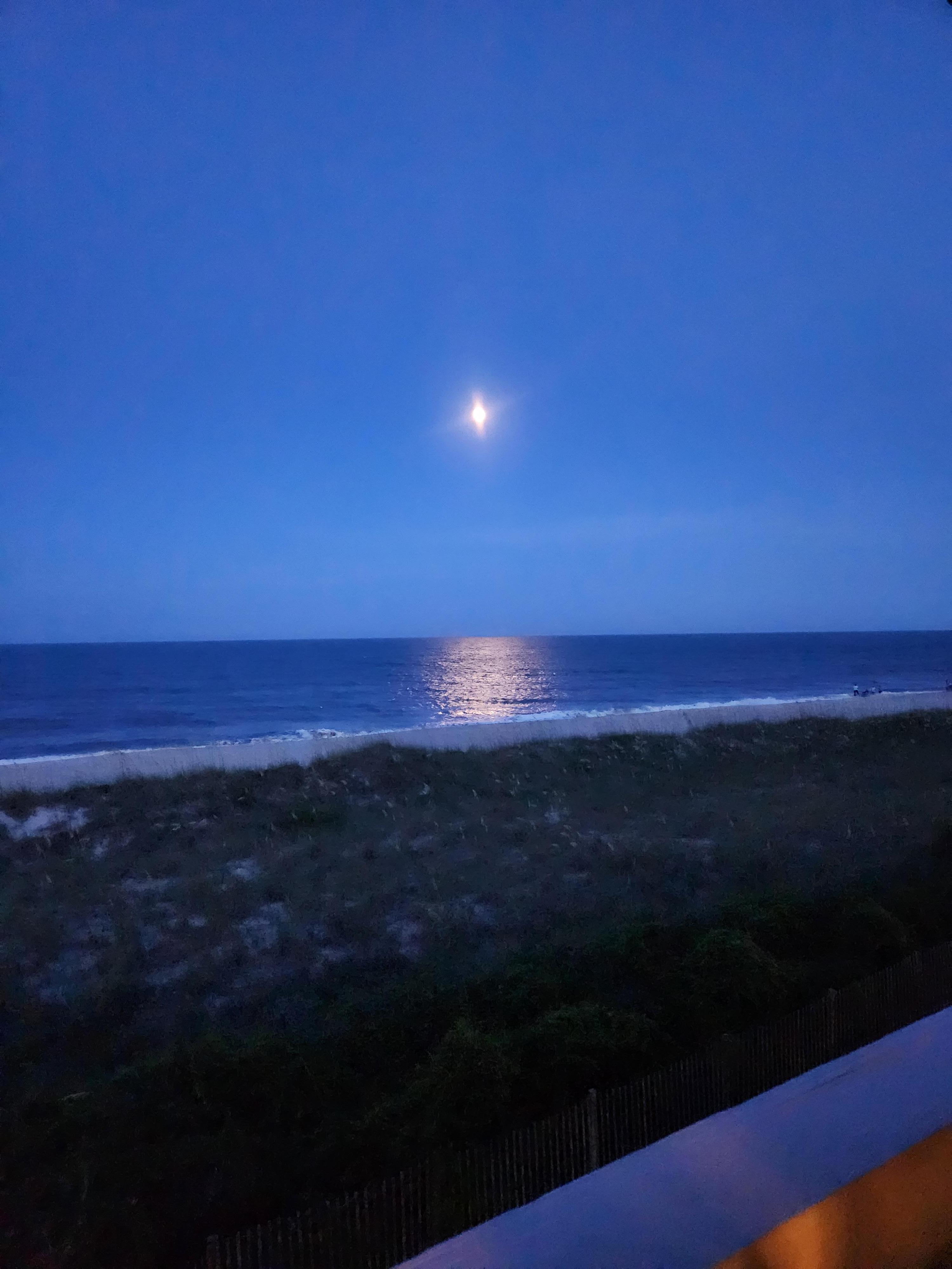Moonlight from the balcony