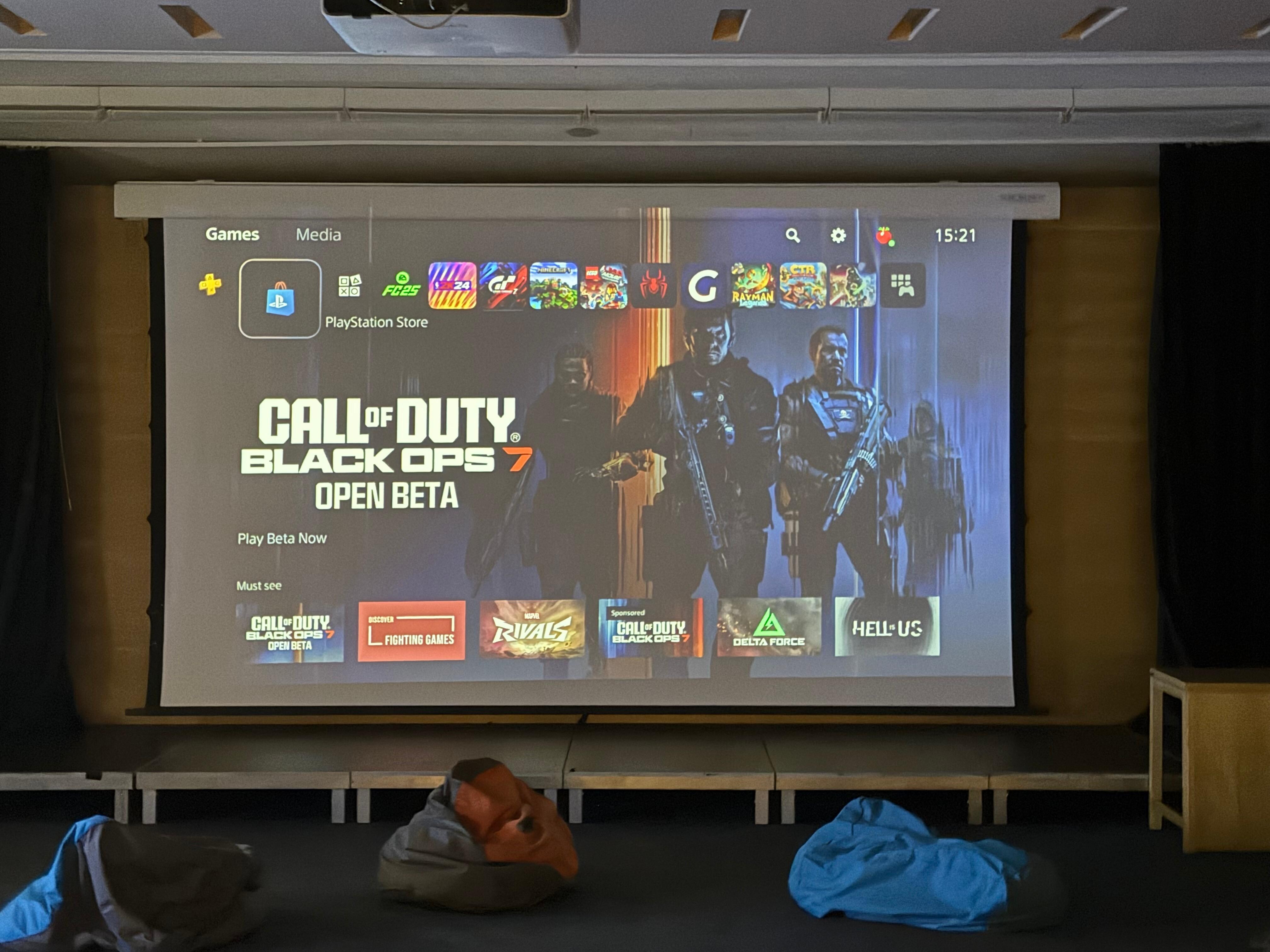 Media Room with Xbox, PlayStation 5’s & Nintendo Switches