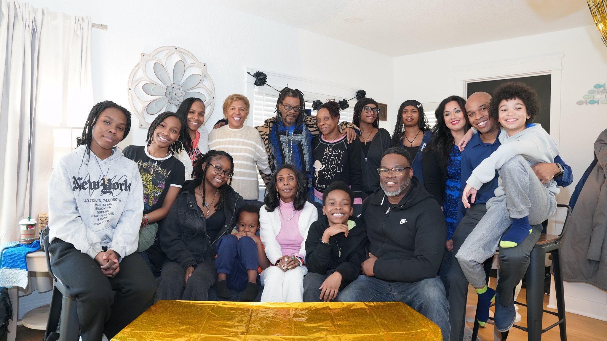 We celebrated my mom's 70th birthday. Plenty of room to eat and play games after church. 