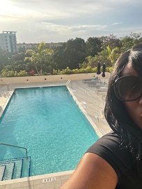 Day time view of the pool