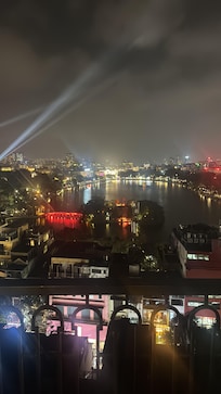 View from rooftop bar