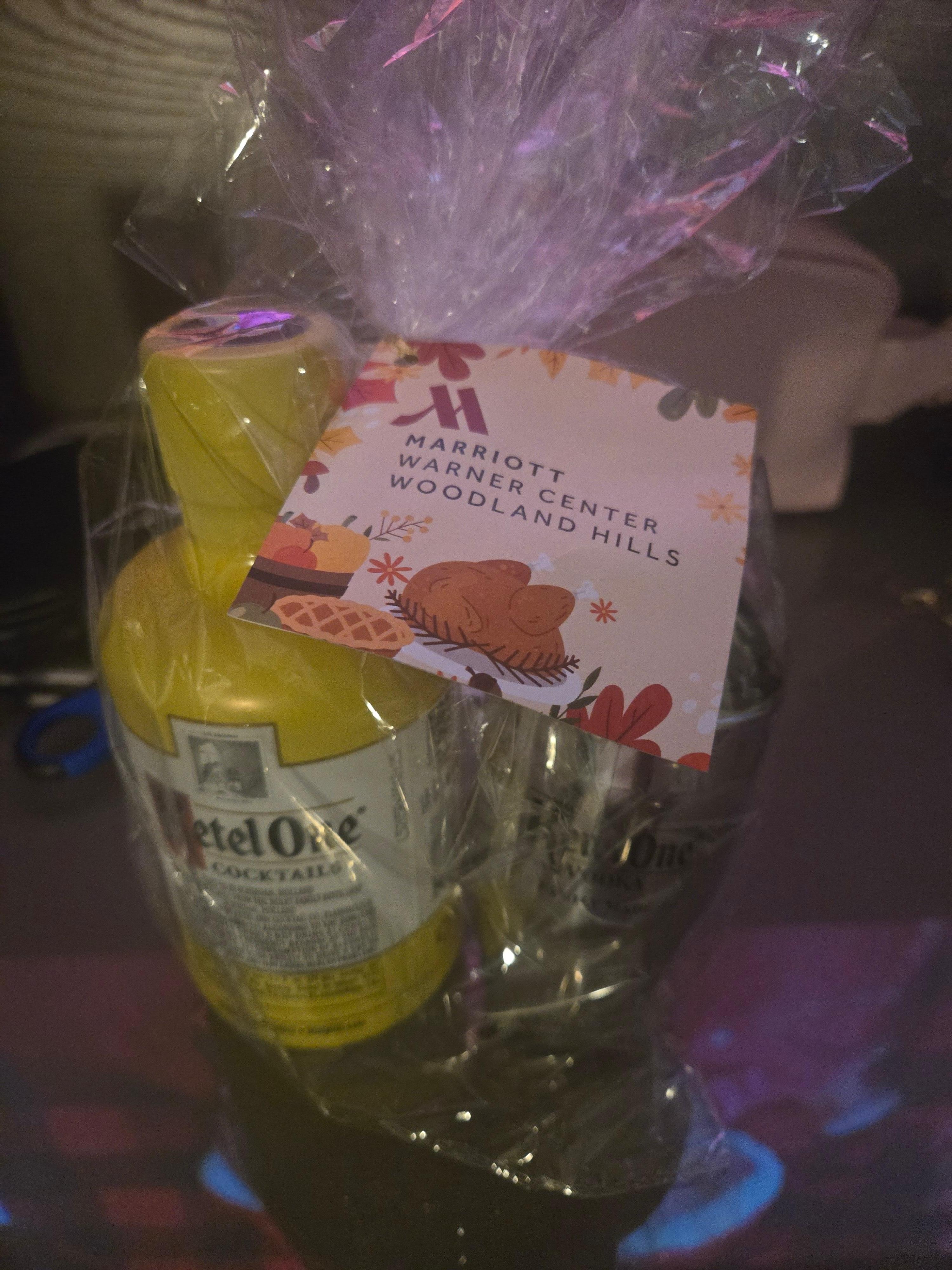 Surprise gift from the hotel 