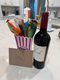Welcome amenities