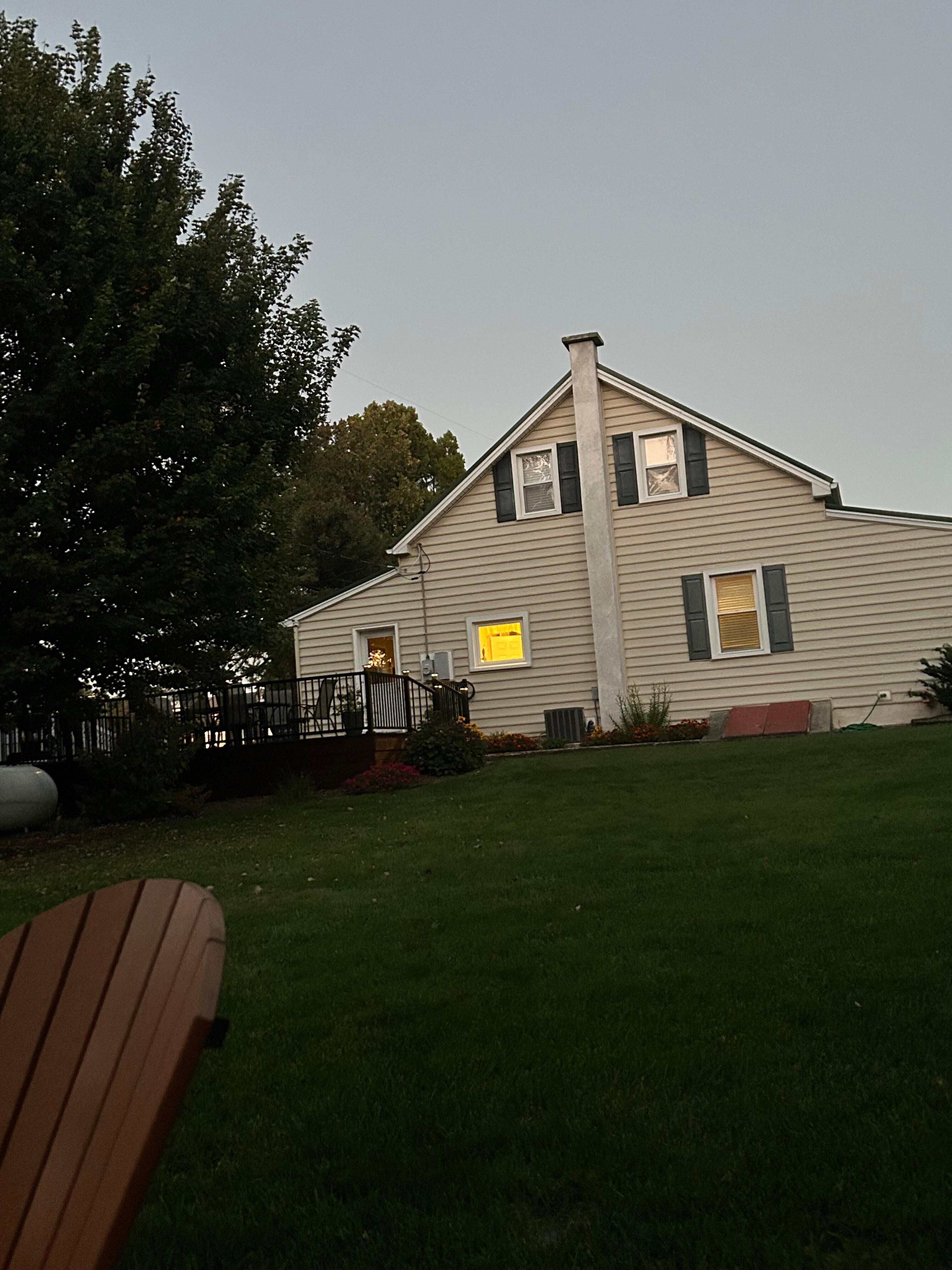 View from fireplace pit 