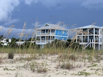 View from the east side of the property.