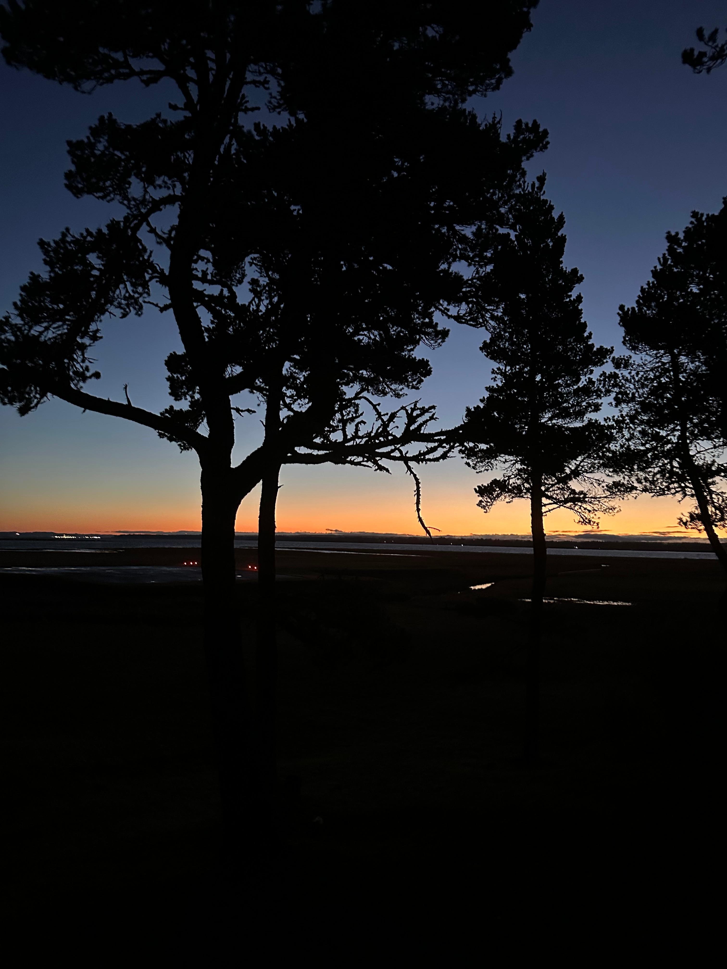 Sunrise from the deck.