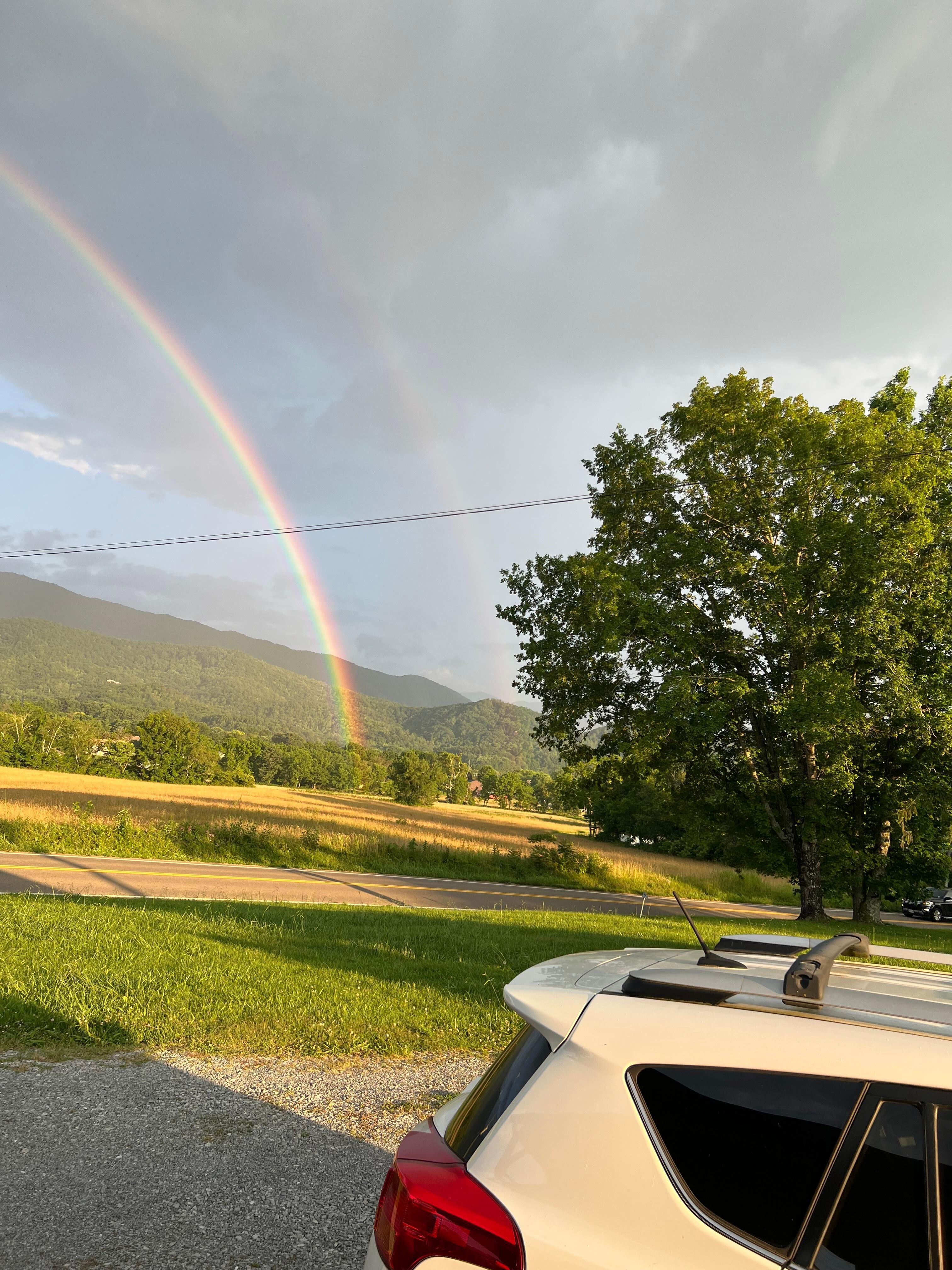 After he rain