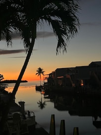 Sunrise off back of house