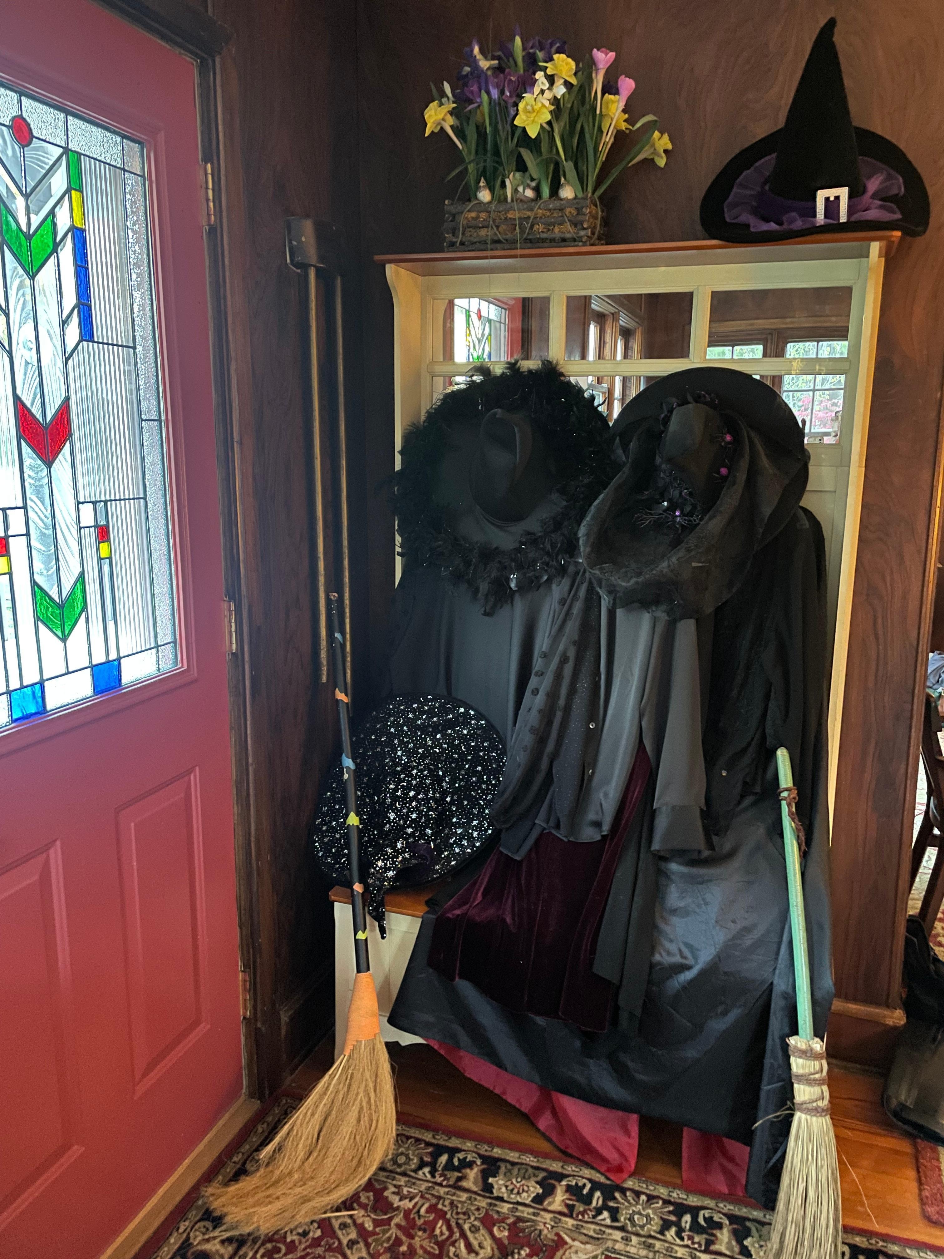 The Witches stayed at the cottage! 