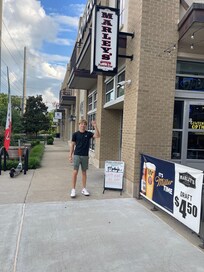 Marley’s Pizza is downstairs!