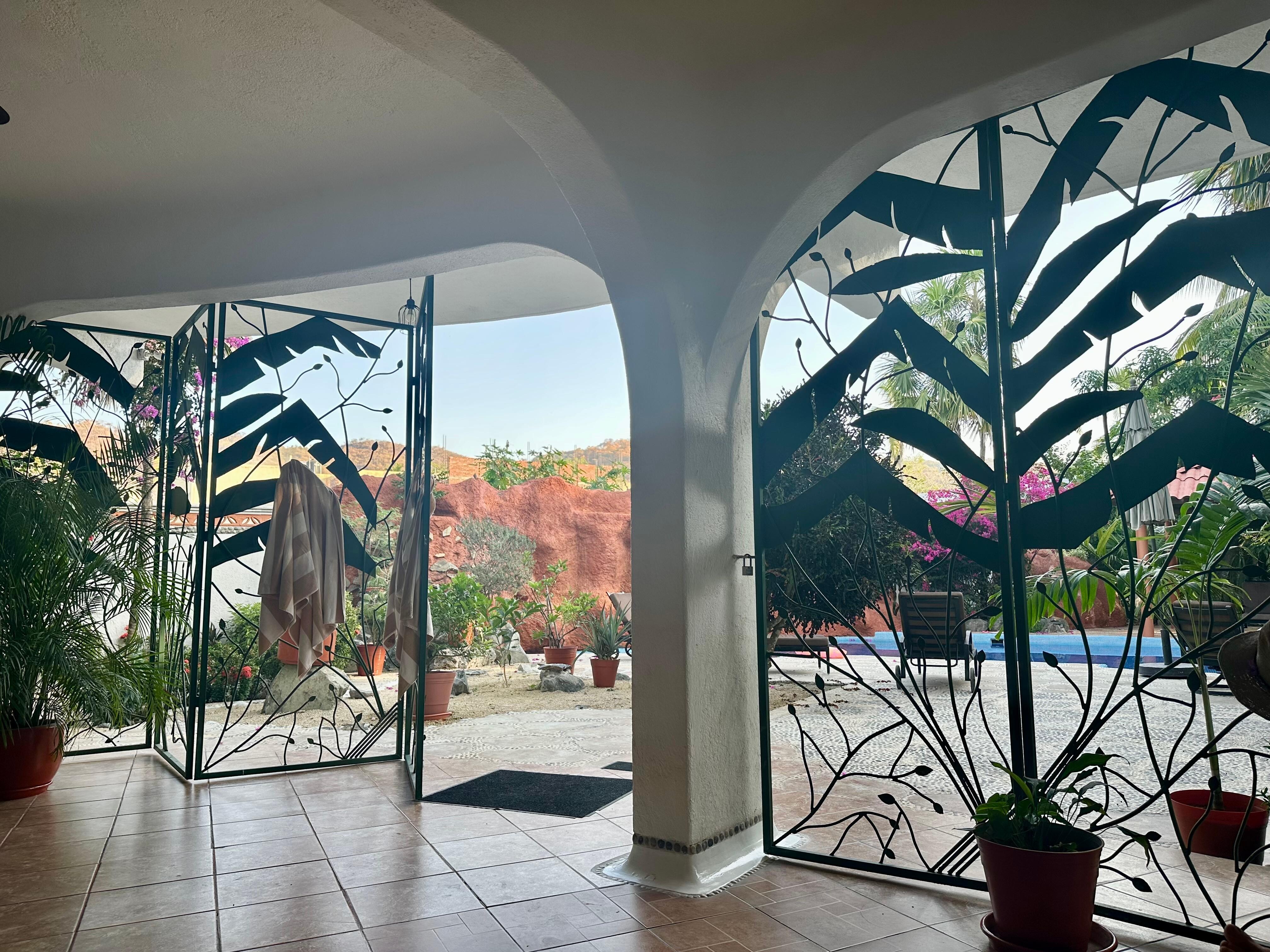 Beautiful living space looking out to the garden
