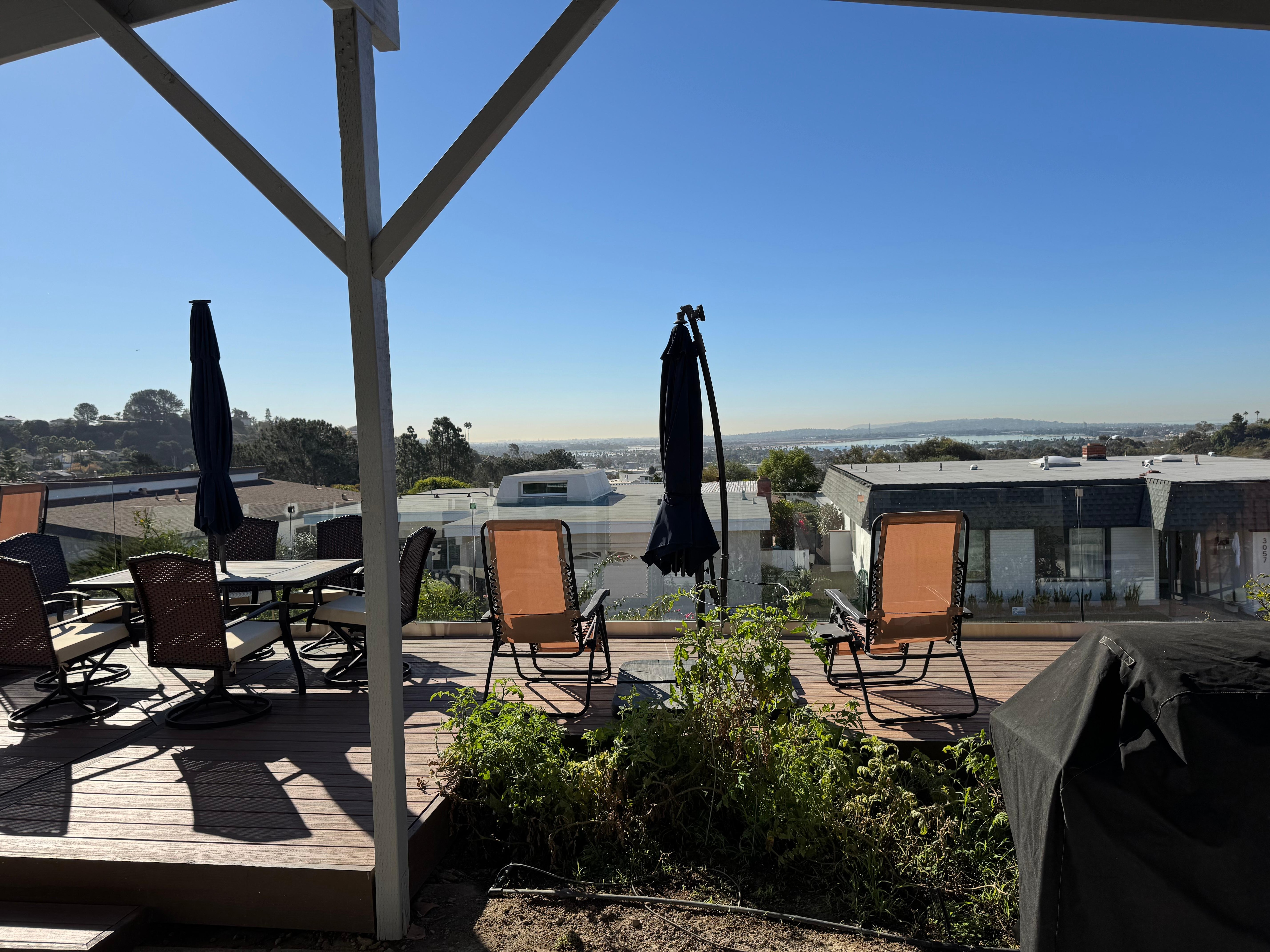 Gorgeous view from the deck…