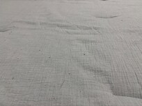 Dust chunks on the master bed