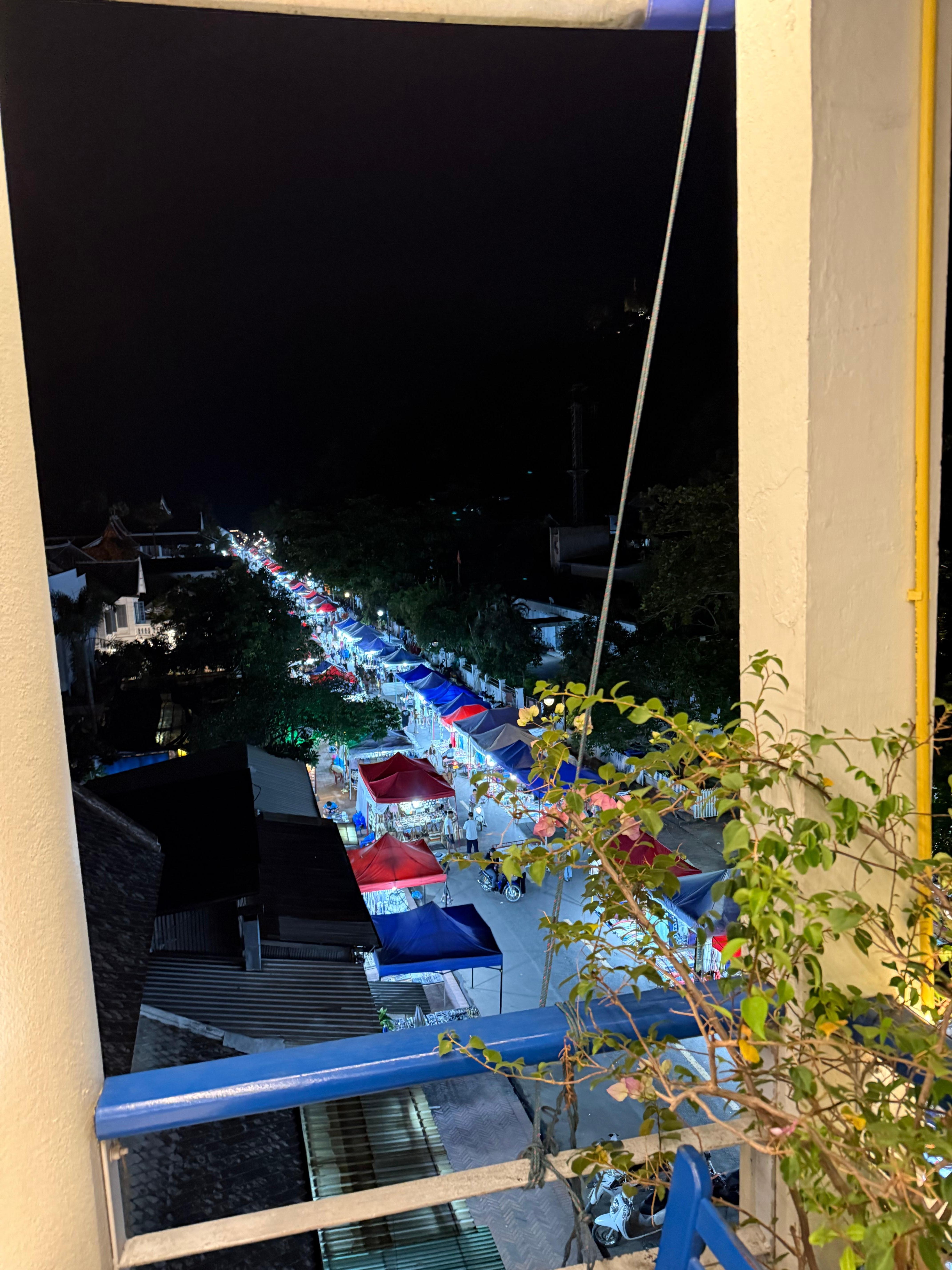 View from the Terrace, shopping area