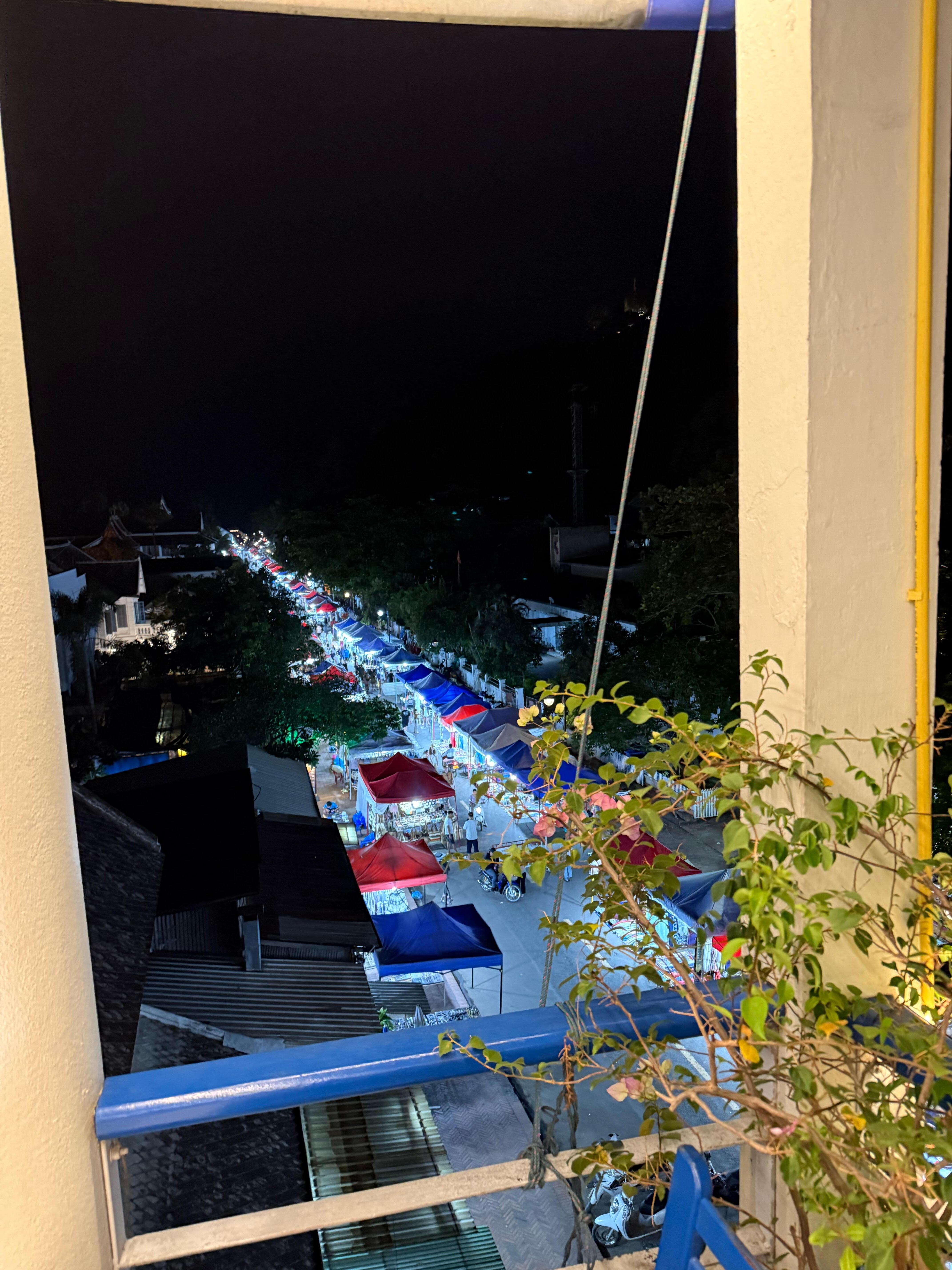 View from the Terrace, shopping area