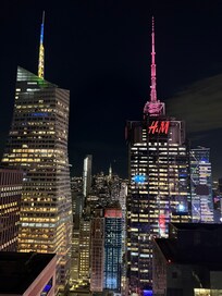 Balcony 54th floor bar & you’ll get these amazing views. Enter hotel lobby, go right to the elevator and straight to the 54th bar floor.